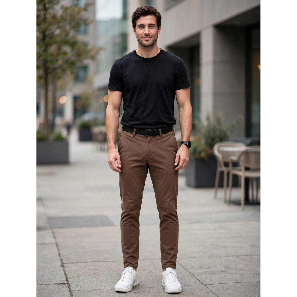 Lululemon Commission Slim-Fit Pant 33 Brown ABC Technical Chino Trouser